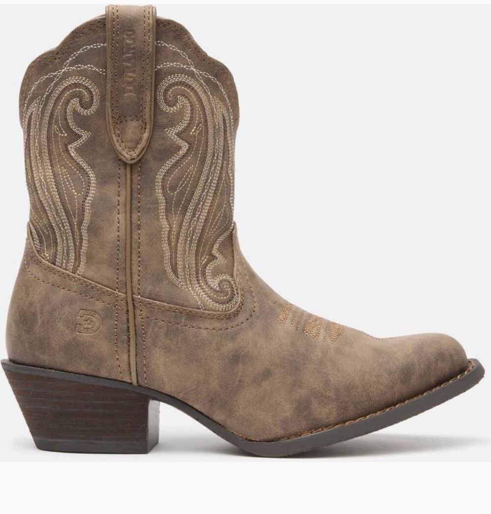 Durango Distressed Shortie Western Boot Brown Leather